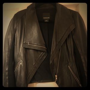 Trouve Black Leather Jacket - (From Nordstrom)
